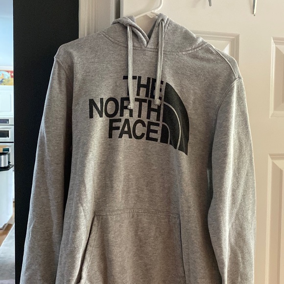 Gray North Face Hoodie - Picture 1 of 2